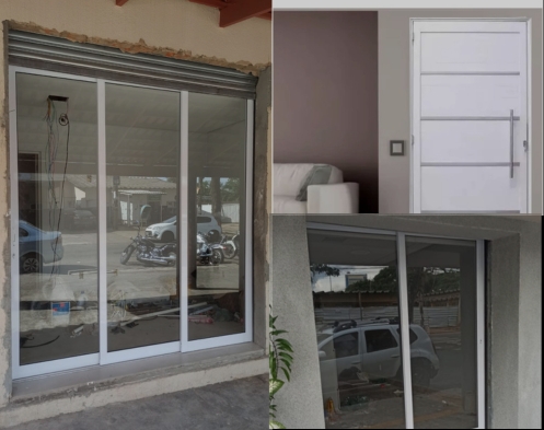 Esquadrias de alumínio em Goiânia - portas e janelas GC Vidros